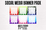 Bokeh Social Media Banner Pack