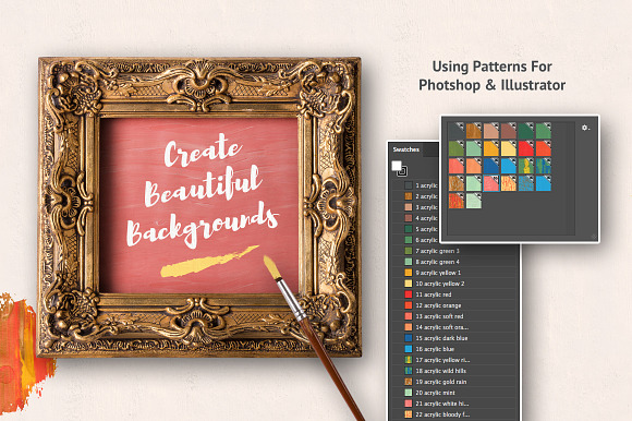 Artistic Studio: Acrylic Toolkit in Photoshop Layer Styles - product preview 1