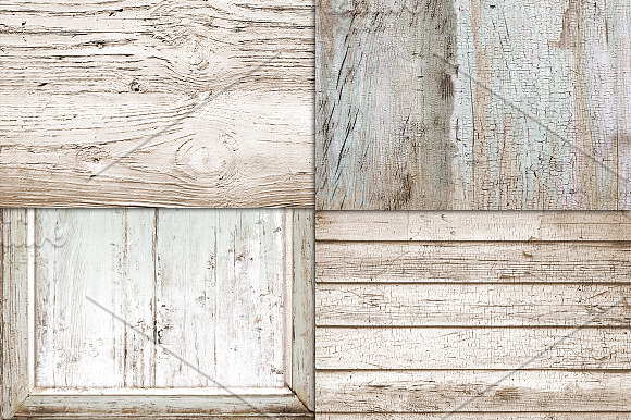 Sepia white wood texture background in Textures - product preview 1