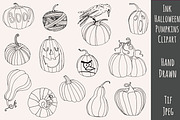 Halloween Pumpkins Clip Art