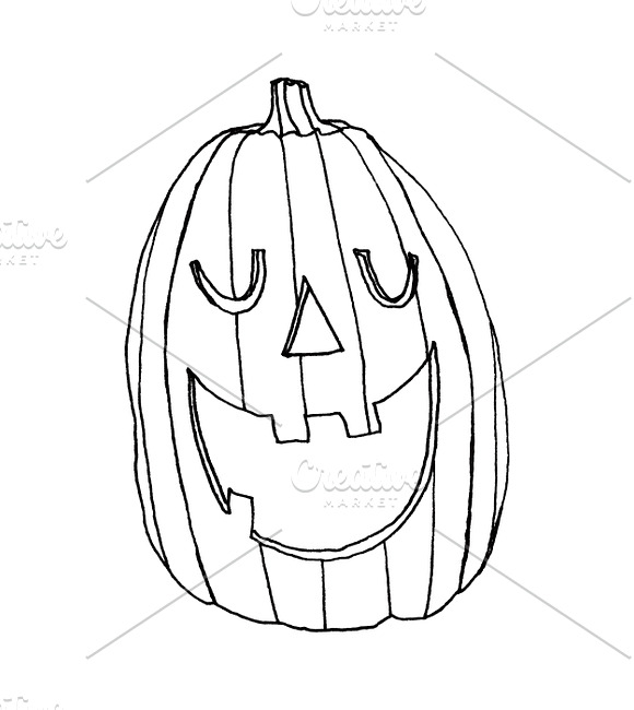 Halloween Pumpkins Clip Art in Illustrations - product preview 5