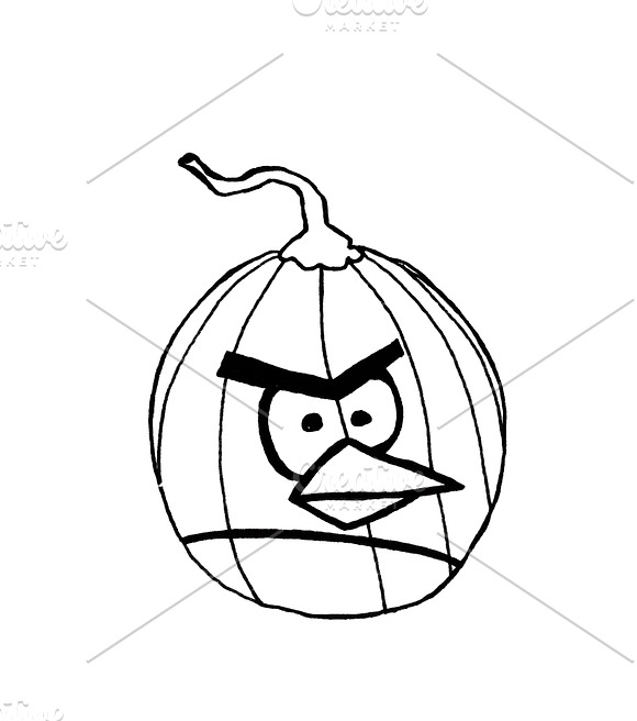 Halloween Pumpkins Clip Art in Illustrations - product preview 6