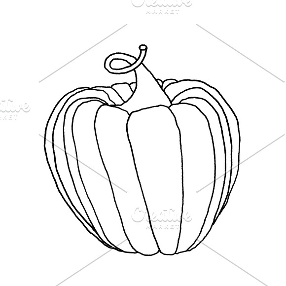 Halloween Pumpkins Clip Art in Illustrations - product preview 13