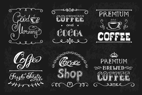 Big Pack COFFEE elements in Illustrations - product preview 3