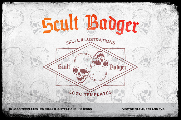 Scult Badger in Logo Templates - product preview 16