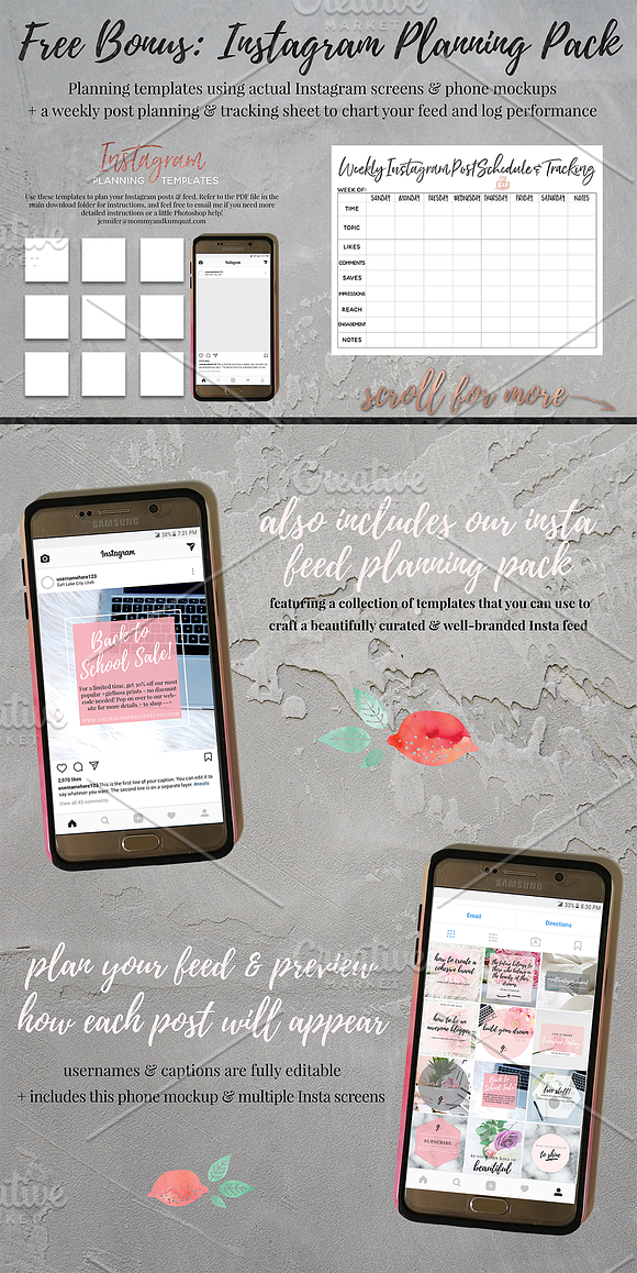 Fashion & Lifestyle Insta Templates in Instagram Templates - product preview 3
