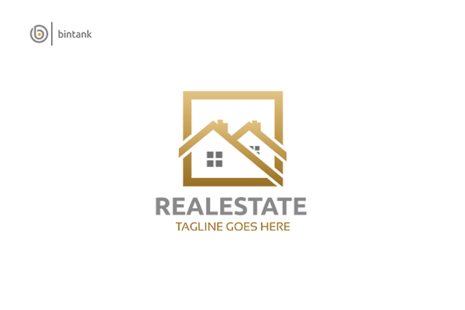 Square House - Real Estate Logo in Logo Templates - product preview 8