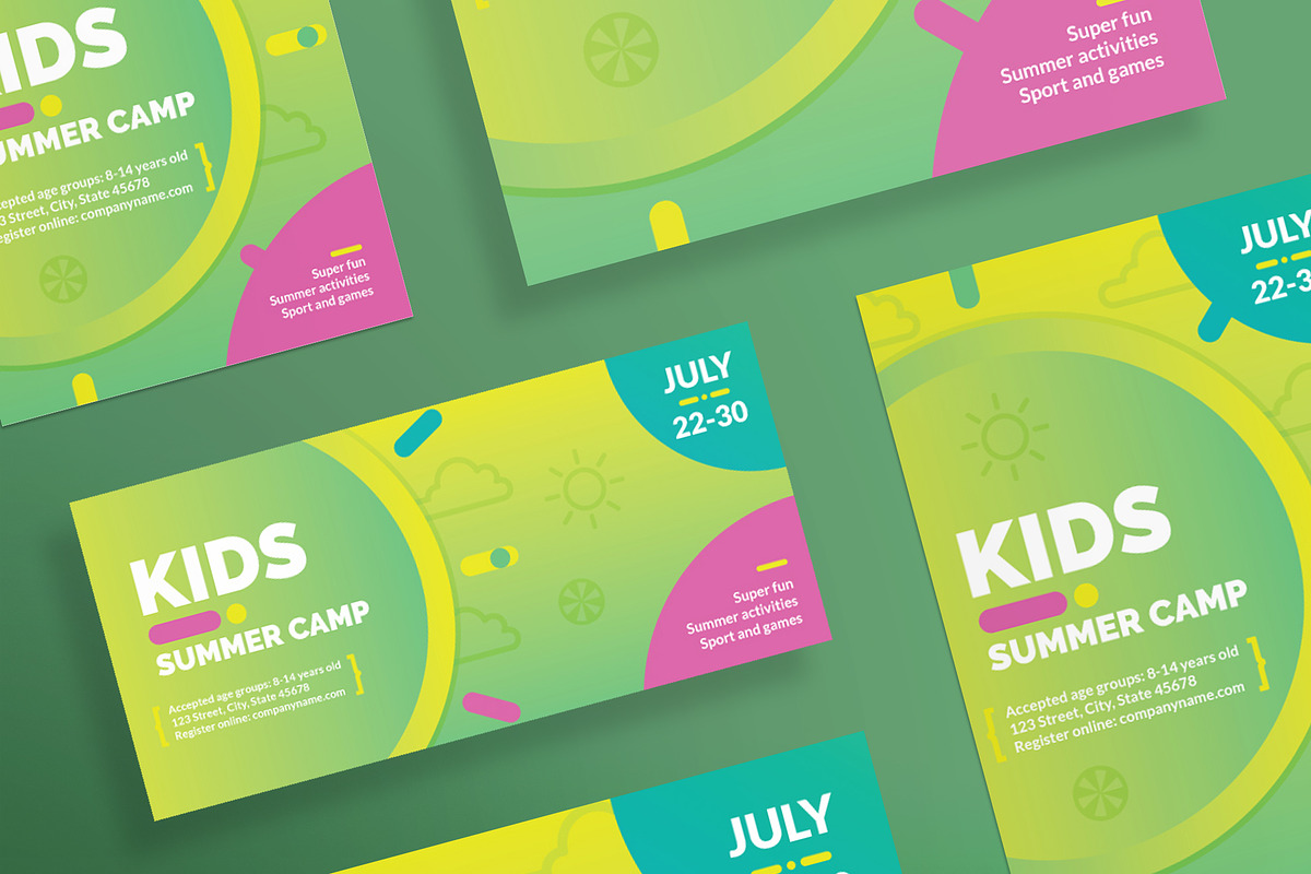 Flyers | Summer Camp in Flyer Templates - product preview 8