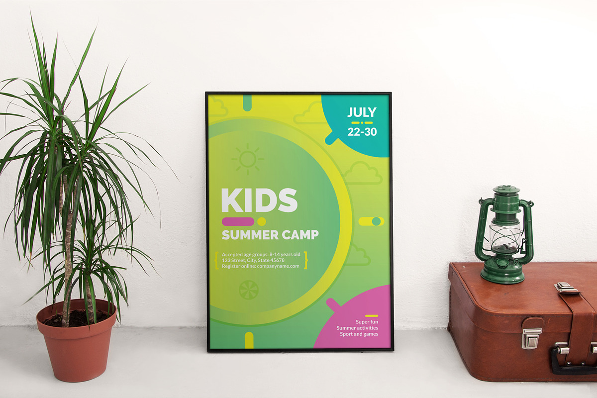 Posters | Summer Camp in Flyer Templates - product preview 8