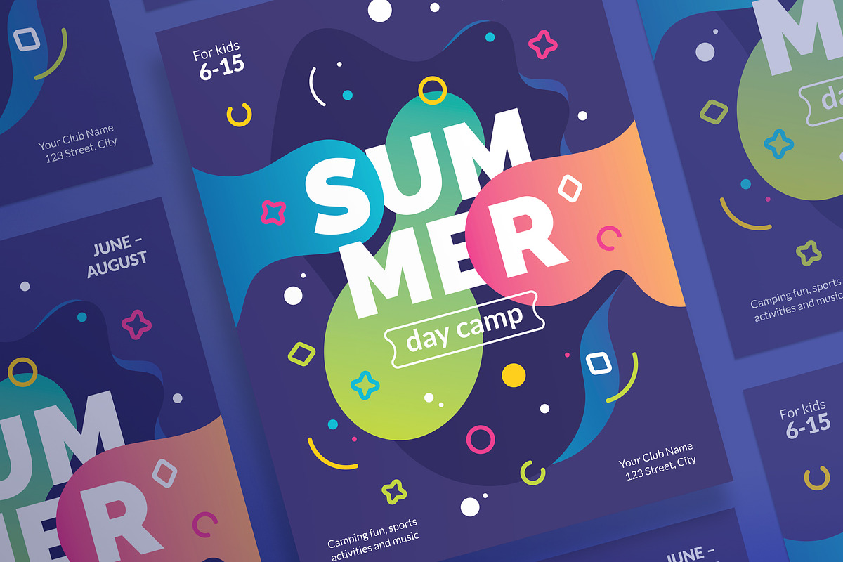 Posters | Summer Camp in Flyer Templates - product preview 8