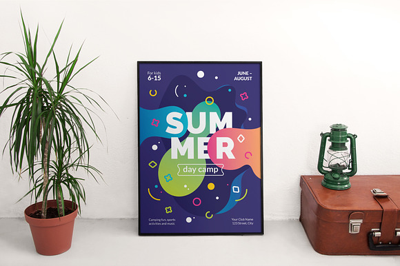 Posters | Summer Camp in Flyer Templates - product preview 2