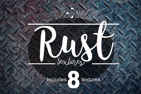 8 RUSTED METAL TEXTURES in Textures - product preview 8