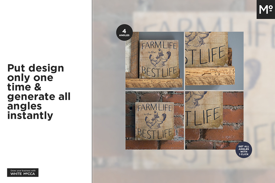 2 Wood Box Signs Mock-ups Generators in Product Mockups - product preview 8