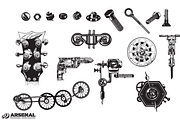 Nuts & Bolts Hardware Vector Pack