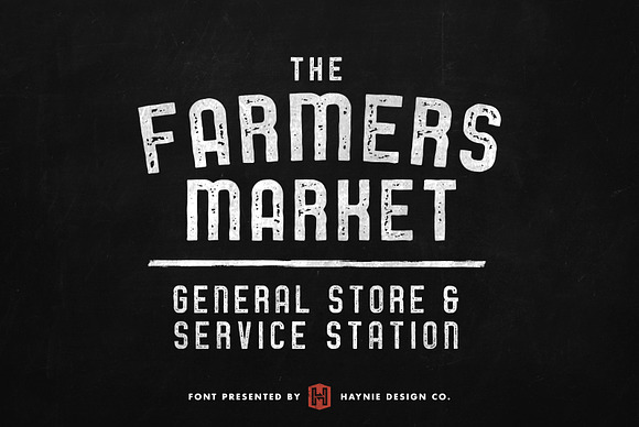 Service Station Vintage Market Font in Vintage Fonts - product preview 8