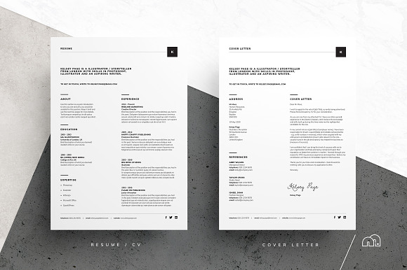 Resume/CV - Kelsey in Resume Templates - product preview 1