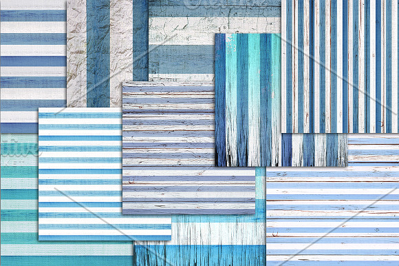 Nautical painted wood backgrounds in Textures - product preview 1