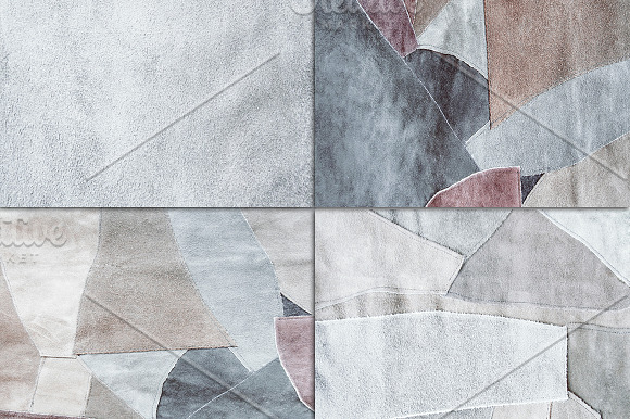 White soft textures patchwork  in Textures - product preview 2