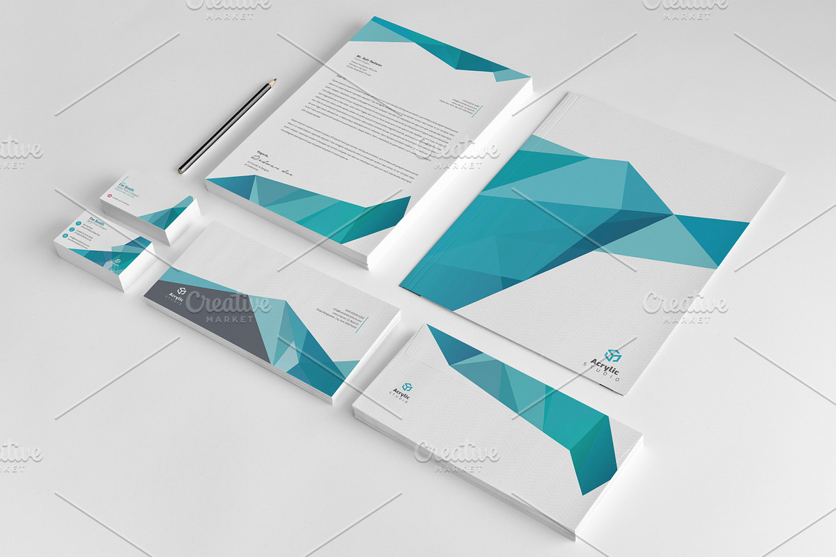 Abstract Stationery Design in Stationery Templates - product preview 8