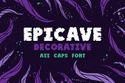 Epicave All Caps Display Font