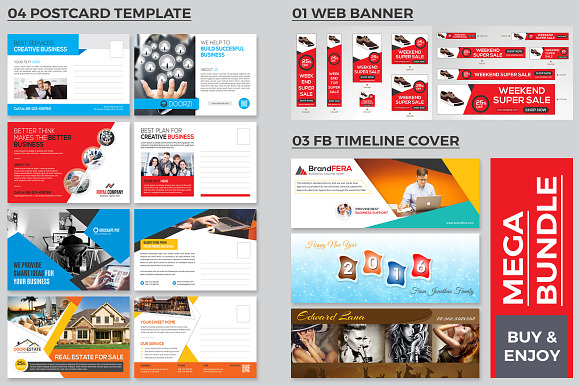 125+ Print Template Mega Bundle in Flyer Templates - product preview 16