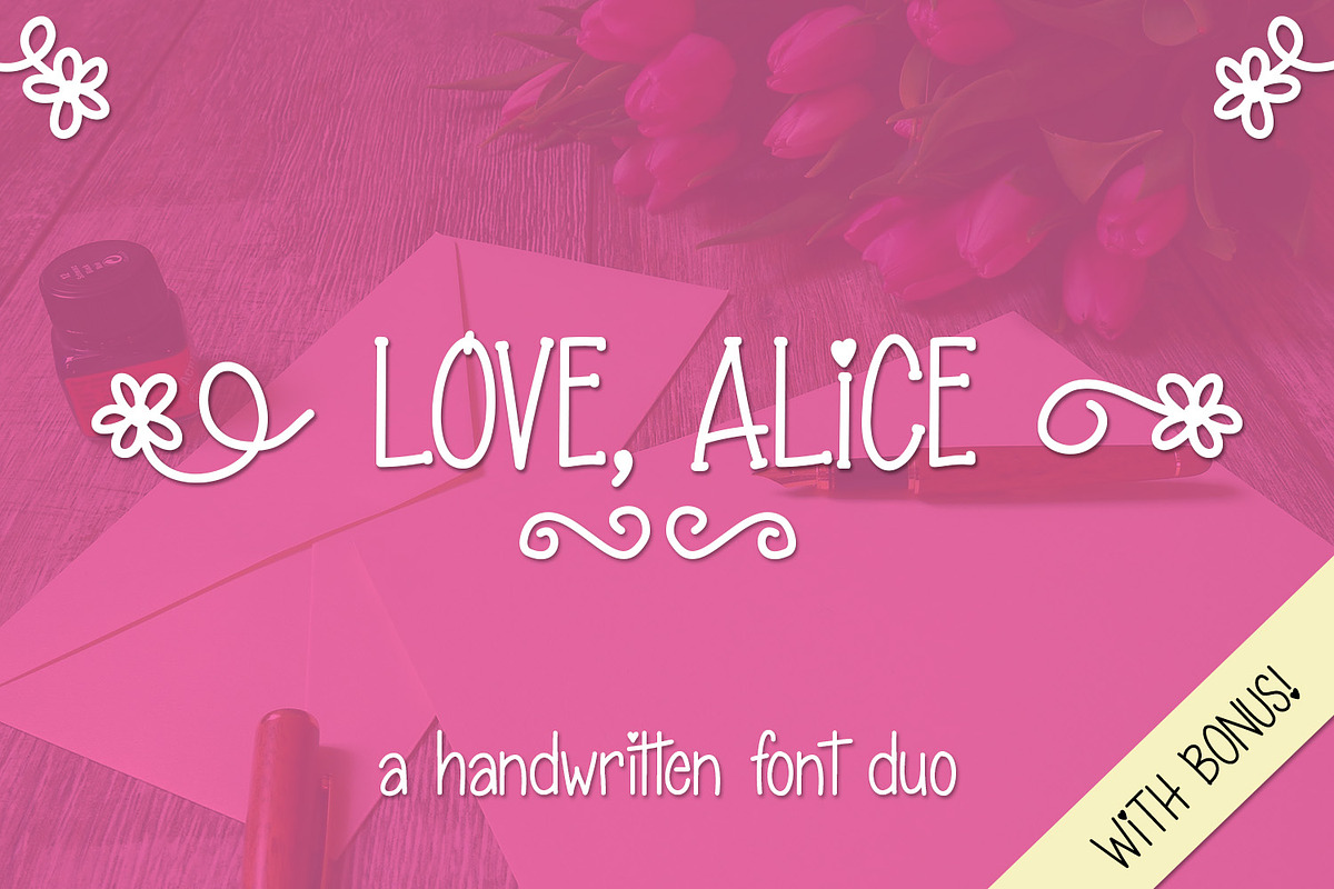 Love Alice in Love Fonts - product preview 8
