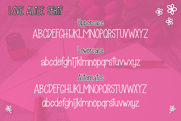 Love Alice in Love Fonts - product preview 2