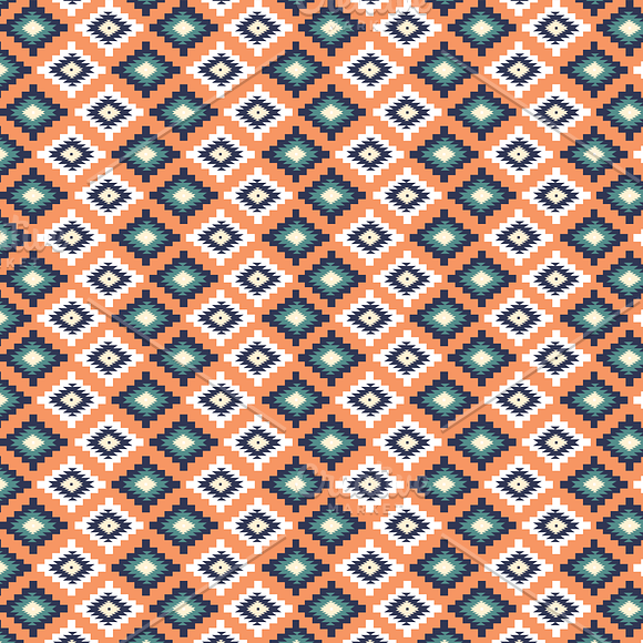 Tribal Backgrounds,Ikat Navajo Aztec in Patterns - product preview 2