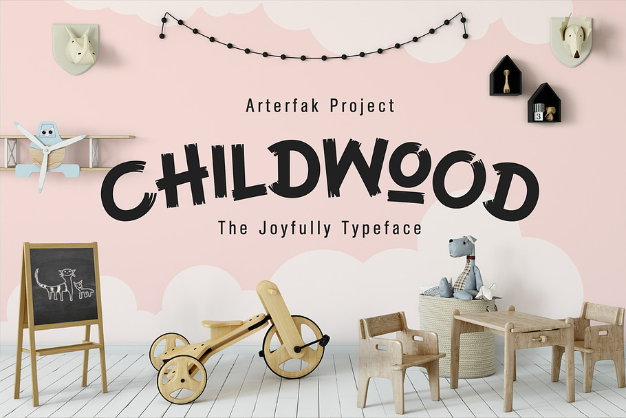 Childwood in Display Fonts - product preview 8