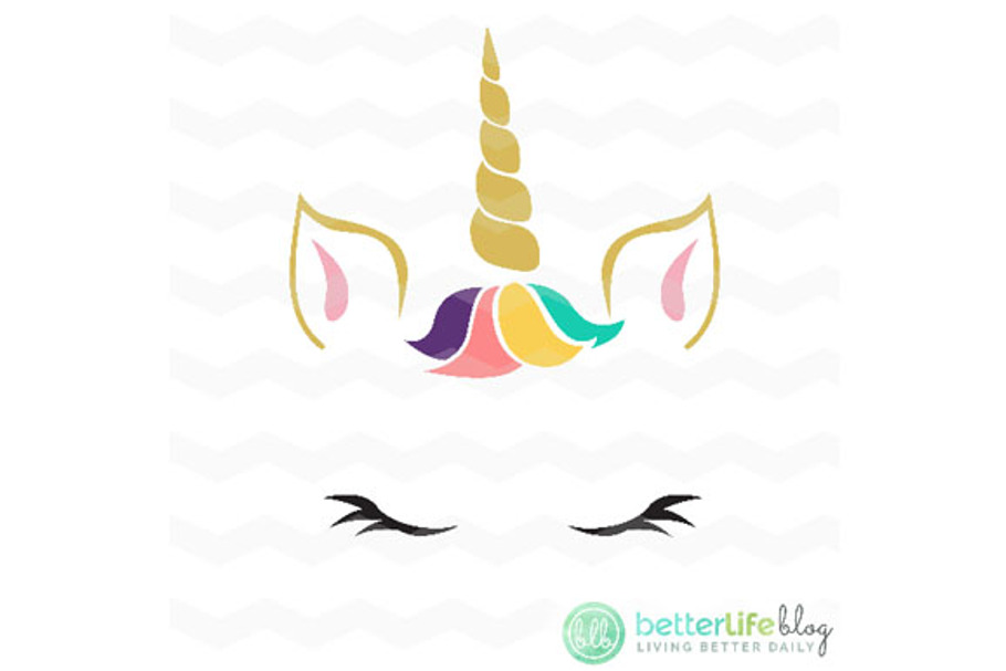 Unicorn Face Vector, EPS, SVG, DXF in Illustrations - product preview 8