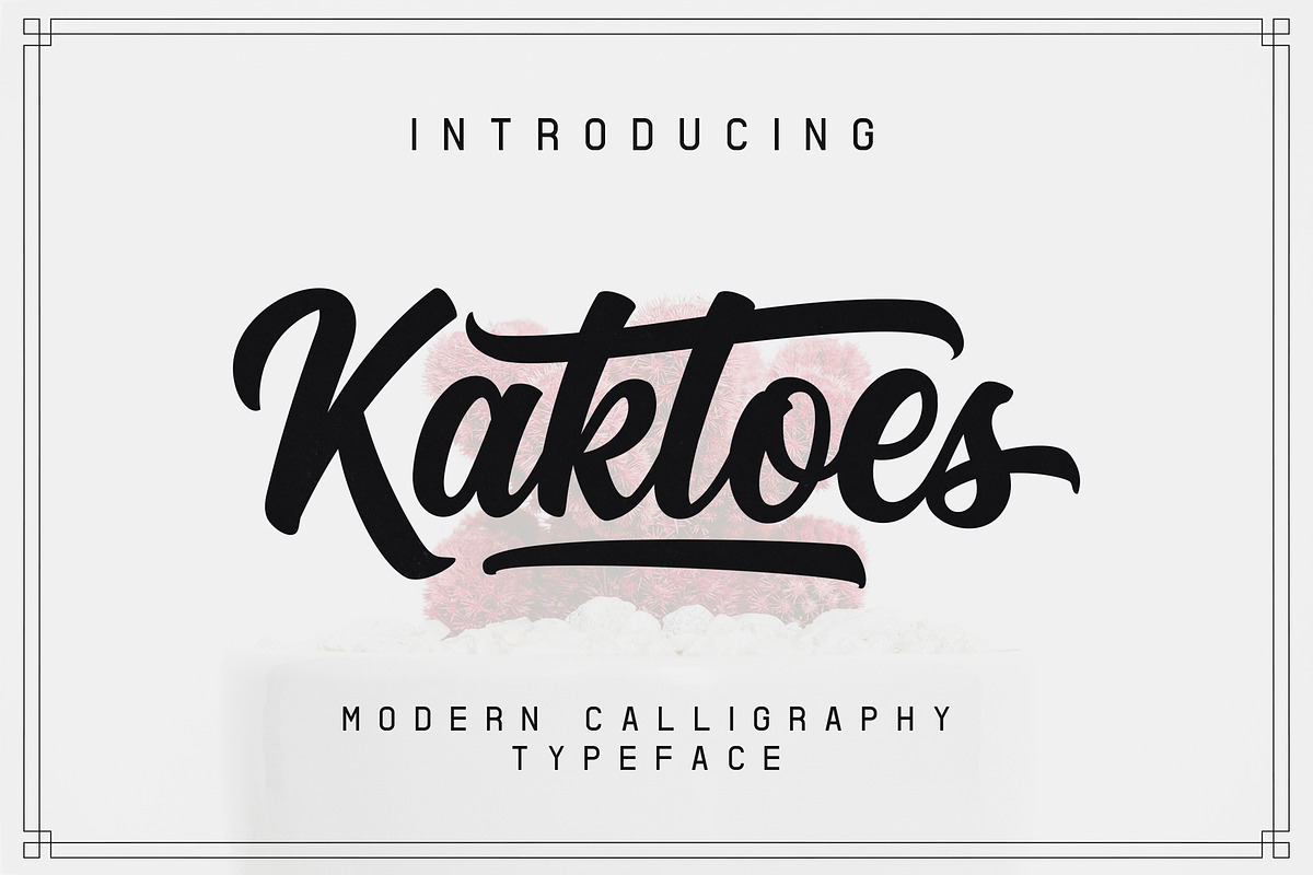 Kaktoes Script Font in Script Fonts - product preview 8