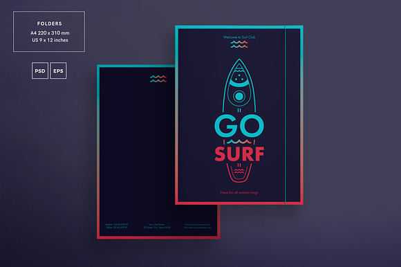 Branding Pack | Go Surf in Branding Mockups - product preview 1
