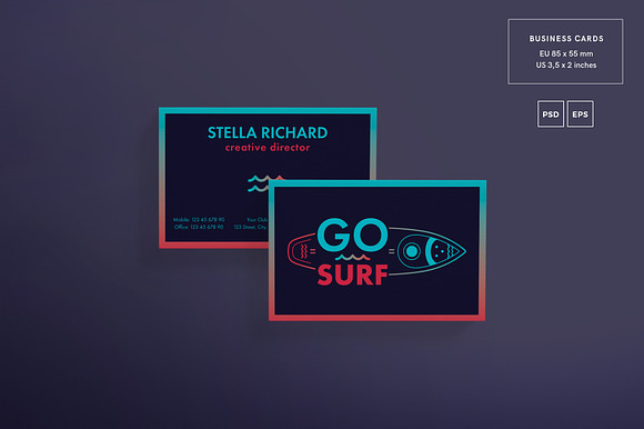 Branding Pack | Go Surf in Branding Mockups - product preview 4