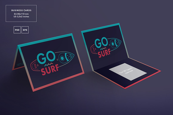 Branding Pack | Go Surf in Branding Mockups - product preview 5