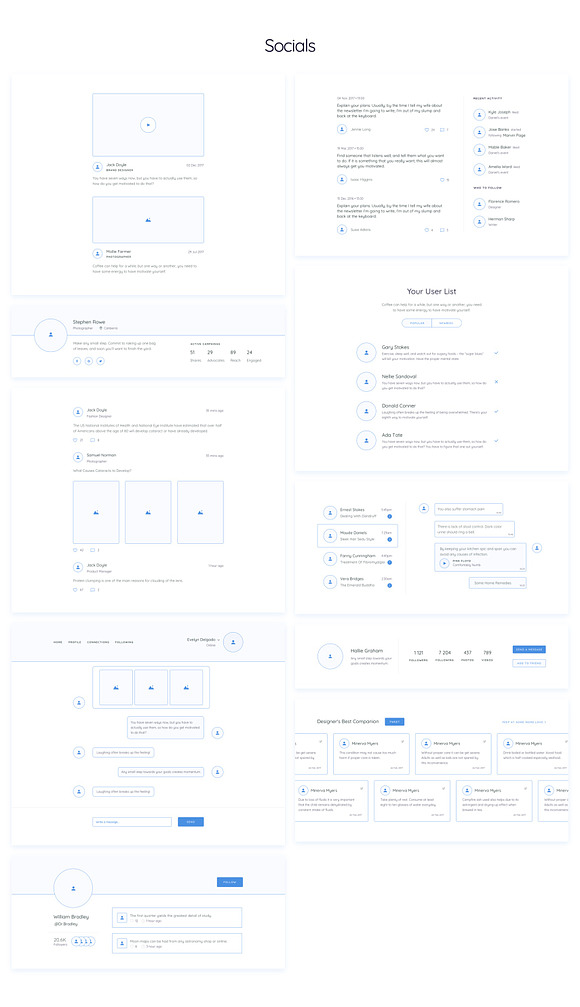 Method Wireframe Kit [200+ Blocks] in Wireframe Kits - product preview 8