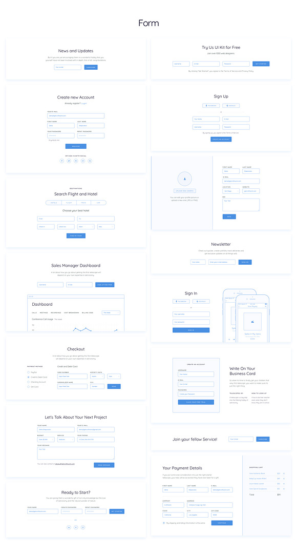 Method Wireframe Kit [200+ Blocks] in Wireframe Kits - product preview 13