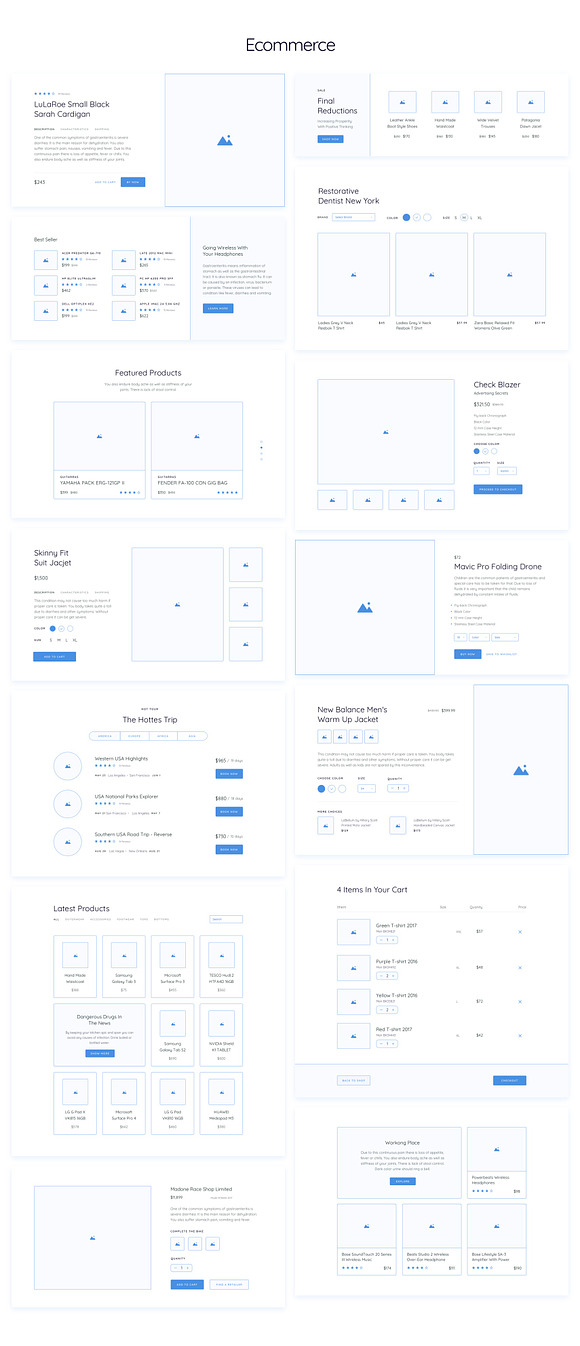 Method Wireframe Kit [200+ Blocks] in Wireframe Kits - product preview 14