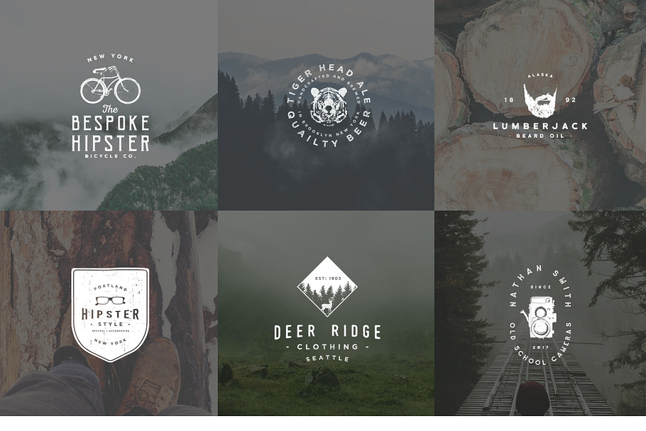 Rugged Premade Logo Bundle Vol 1 in Logo Templates - product preview 8