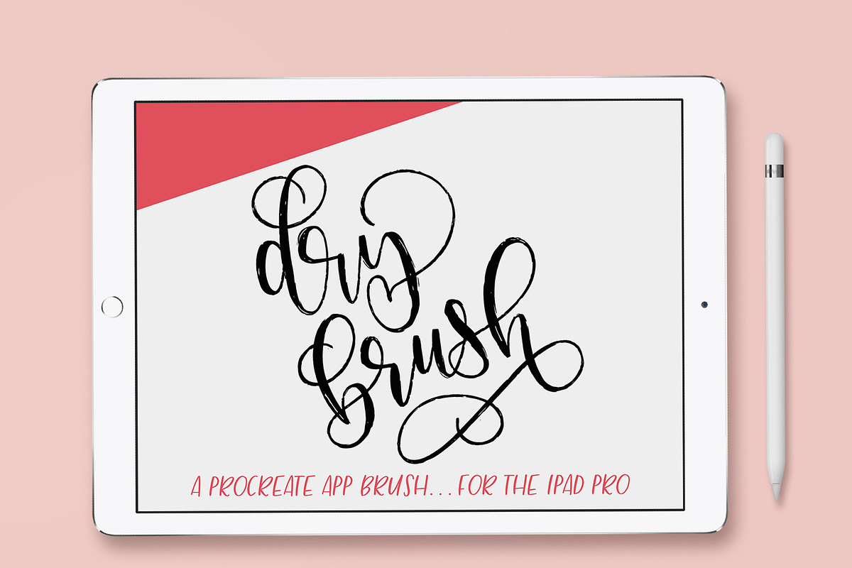 iPad Lettering Brush Dry Brush in Add-Ons - product preview 8
