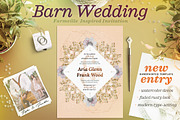 Faded Wedding at the Barn Card III