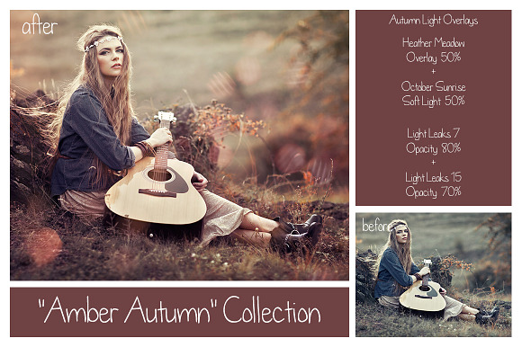 55 Dreamy Autumn Light Overlays in Textures - product preview 2