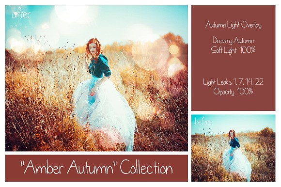55 Dreamy Autumn Light Overlays in Textures - product preview 5