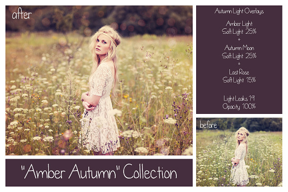 55 Dreamy Autumn Light Overlays in Textures - product preview 11