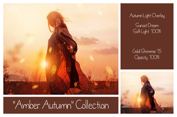 55 Dreamy Autumn Light Overlays in Textures - product preview 12