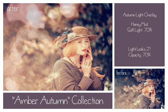55 Dreamy Autumn Light Overlays in Textures - product preview 13