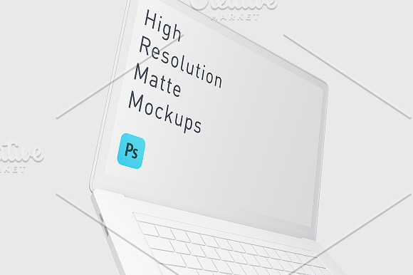 High Resolution Matte Mockups in Mobile & Web Mockups - product preview 4