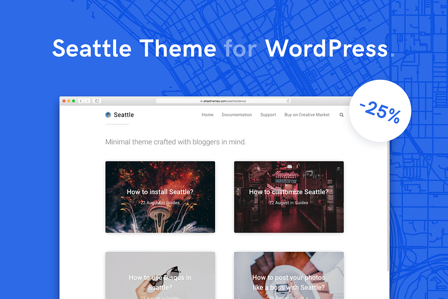 Seattle – WordPress Theme in WordPress Blog Themes - product preview 8