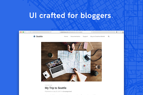 Seattle – WordPress Theme in WordPress Blog Themes - product preview 1