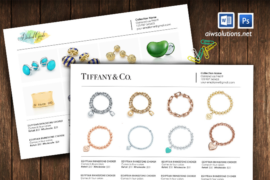 Line sheet Template-id29 in Stationery Templates - product preview 8
