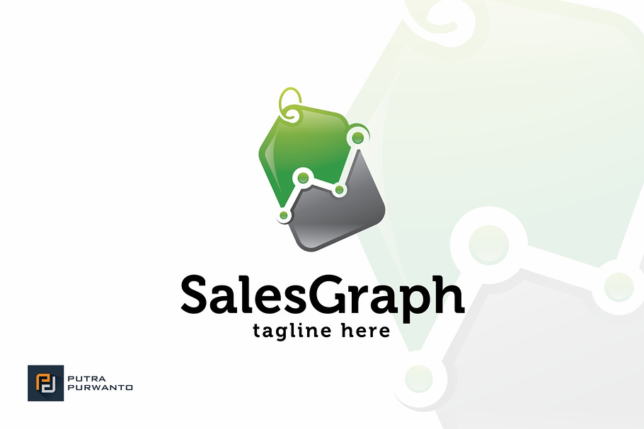 Sales Graph - Logo Template in Logo Templates - product preview 8